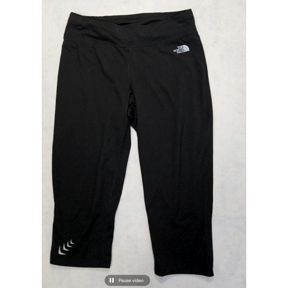 The North Face Yoga Pants Womens S Flight Series Vapor Wick Capri Leggings Black